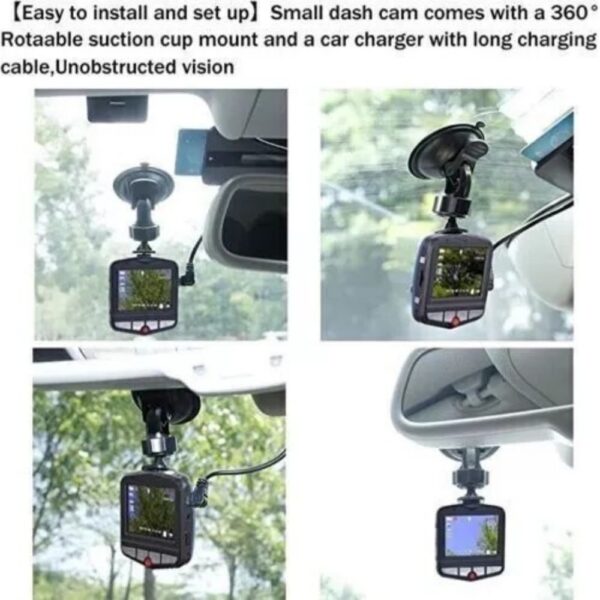 2.4 Inch Full HD 1080P Dash Cam, Car DVR Front Or Rear Camera Night Vision G Sensor - Image 8
