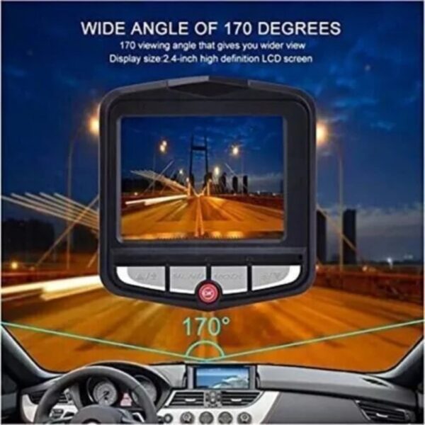 2.4 Inch Full HD 1080P Dash Cam, Car DVR Front Or Rear Camera Night Vision G Sensor - Image 4